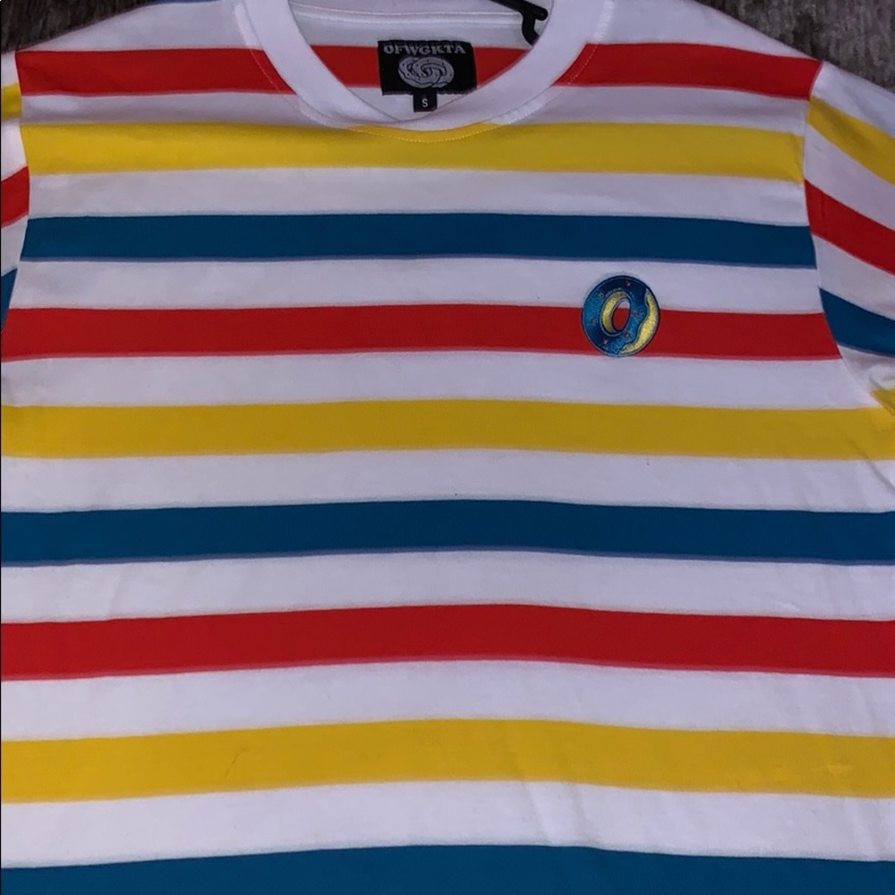 Multicolor odd future donut shirt